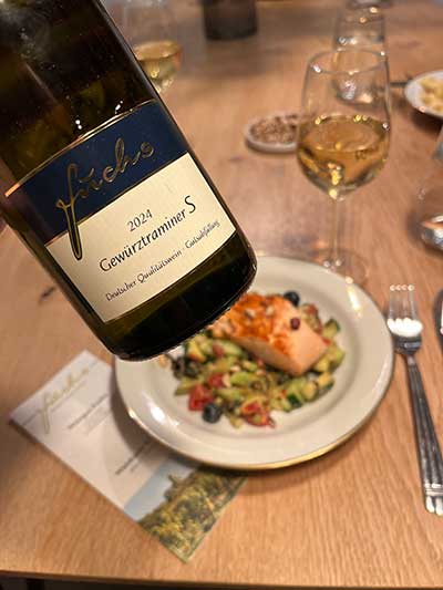 Gewüzrtraminer zu Lachs, Kundenfoto Gewüzrtraminer zu Lachs, Kundenfoto