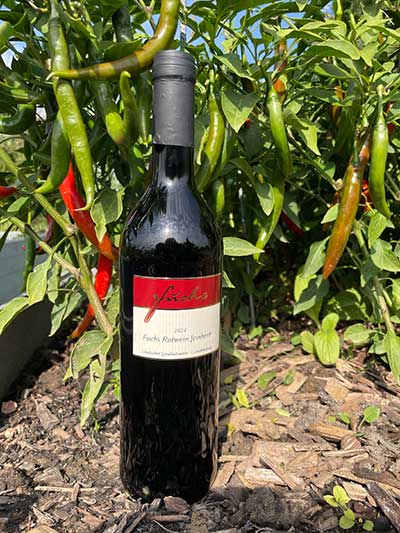 Rotwein feinherb mit Peperoni, Kundenfoto Rotwein feinherb mit Peperoni, Kundenfoto