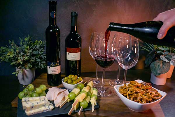 Süße Weine mit Käse und Bretzeln, Kundenfoto Süße Weine mit Käse und Bretzeln, Kundenfoto