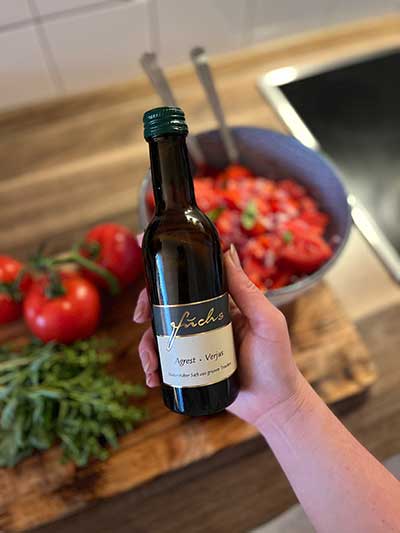 Kundenfoto Tomatensalat mit Verjus Kundenfoto Tomatensalat mit Verjus
