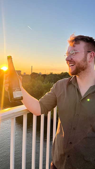 Versecco: Kunde im Düsseldorfer Hafen Versecco: Kunde im Düsseldorfer Hafen