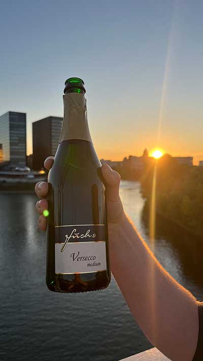 Versecco im Düsseldorfer Hafen, Kundenfoto Versecco im Düsseldorfer Hafen, Kundenfoto