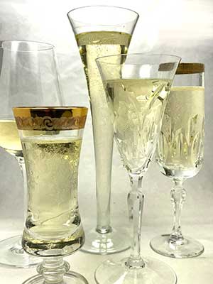 verschiedene Sektgläser verschiedene Sektgläser