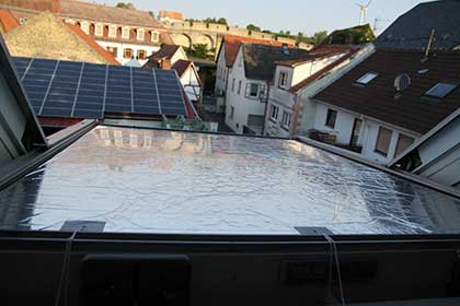 Hitzeschutz für Dachflächenfenster - Weingut Fuchs