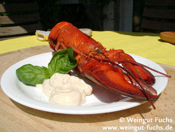 Lobster with verjuice mayonnaise