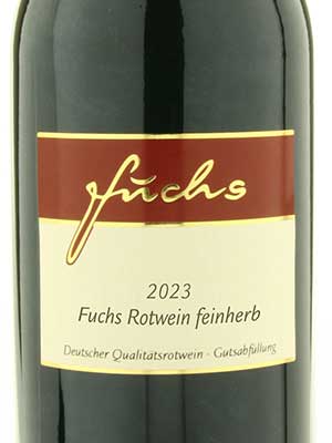 Fuchs Red Wine Off-Dry