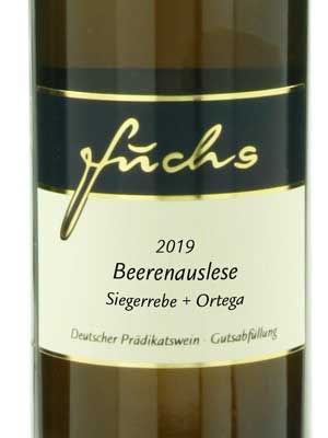 Siegerrebe + Ortega Beerenauslese edelsüß